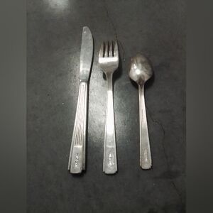 60's Vintage Hilton Hotels by Northland Silver Plated Flatware 26 Pieces